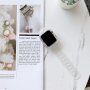 Калъф c прозрачна каишка за Apple Watch 45mm / 44mm / 42mm - прозрачен
