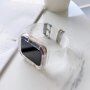 Калъф c прозрачна каишка за Apple Watch 45mm / 44mm / 42mm - прозрачен
