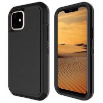 Удароустойчив защитен кейс за iPhone 11 - черен