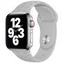 Силиконова каишка с отпечатъци за Apple Watch 42mm / 41mm / 40mm / 38mm - сив