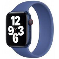Силиконова каишка за Apple Watch 42mm / 41mm / 40mm / 38mm - S - син