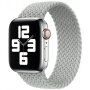 Сплетена найлонова каишка за Apple Watch Ultra 49mm / 46mm / 45mm / 44mm / 42mm - L - сив