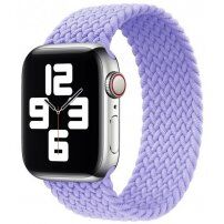 Сплетена найлонова каишка за Apple Watch Ultra 49mm / 46mm / 45mm / 44mm / 42mm - M - лилав