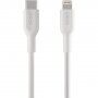Belkin Playa устойчив кабел MFi Lightning / USB-C за iPhone / iPad - 1m - бял