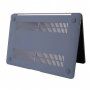 Матов кейс за MacBook Pro 14" (A2442 / A2779 / A2918 / A2992 / A3112 / A3185 / A3401 / A3434) - синьо-сив