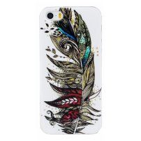 Защитен кейс светещ в тъмното за iPhone 5 / 5S / SE (2016) - перце