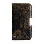 Флип калъф за iPhone 5 / 5S / SE (2016) - черен мрамор