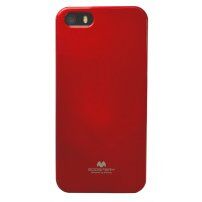 MERCURY GOOSPERY защитен блестящ кейс за iPhone 5 / 5S / SE (2016) - червен