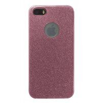 Блестящ кейс за iPhone 5 / 5S / SE (2016) - розов