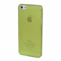 Изключително тънък пластмасов кейс за iPhone 5 / 5S / SE (2016) - зелен