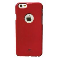 MERCURY GOOSPERY защитен блестящ кейс за Apple iPhone 6 / 6S - червен