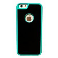 Магнитен антигравитационен самозалепващ се калъф за Apple iPhone 6 / 6S - подходящ за селфита – зелено-черен