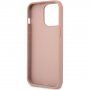 Guess Saffiano Triangle кейс за iPhone 13 Pro Max - розов