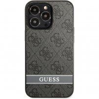 Guess 4G Stripe кейс за iPhone 13 Pro Max - сив