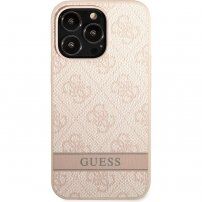 Guess 4G Stripe кейс за iPhone 13 Pro Max - розов