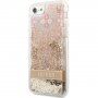 Guess Liquid Glitter Paisley кейс за iPhone 7 / 8 / SE (2020/2022) - златен