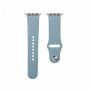 Кожена каишка със закопчаване с щифтове за Apple Watch 42mm / 41mm / 40mm / 38mm - син
