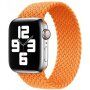 Сплетена найлонова каишка за Apple Watch 42mm / 41mm / 40mm / 38mm - M - оранжев