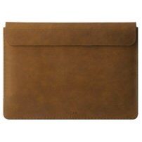 FIXED Oxford кожен калъф с капитон за MacBook 12" (A1534) - кафява