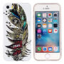 Защитен кейс светещ в тъмното за iPhone 5 / 5S / SE (2016) - перце
