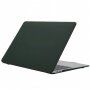 Матов кейс за MacBook Air 13" (A2681 / A3113) - тъмно зелен