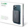 CubeNest S1B0 магнитна безжична пауър банка с порт USB-C - 5 000 mAh - сребърна