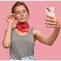 CubeNest S1B0 магнитна безжична пауър банка с порт USB-C - 5 000 mAh - розова