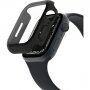 Belkin Screenforce TemperedCurve 2в1 калъф със закалено стъкло за Apple Watch 41mm - черно