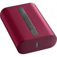 Cellularline Thunder пауър Външна батерия с портове USB-A / USB-C - 10 000 mAh - червена