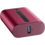Cellularline Thunder пауър Външна батерия с портове USB-A / USB-C - 10 000 mAh - червена
