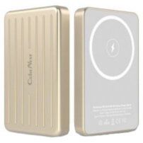 CubeNest S1B0 магнитна безжична пауър банка с порт USB-C - 5 000 mAh - златна