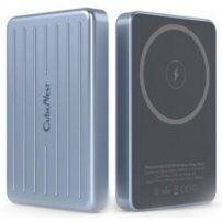 CubeNest S1B0 магнитна безжична пауър банка с порт USB-C - 5 000 mAh - синя