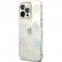 Guess Peony Glitter кейс за iPhone 14 Pro Max - бял