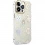 Guess Peony Glitter кейс за iPhone 14 Pro Max - бял