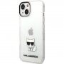 Karl Lagerfeld Choupette Logo кейс за iPhone 14 Plus - прозрачен