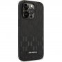 Karl Lagerfeld Saffiano Monogram кейс за iPhone 14 Pro Max - черен
