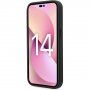 Karl Lagerfeld Saffiano Monogram кейс за iPhone 14 Pro Max - черен