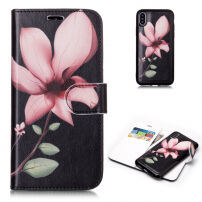 2в1 защитен сваляем флип калъф за Apple iPhone XS / iPhone X - магнолия