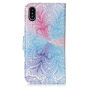 2в1 защитен сваляем флип калъф за Apple iPhone XS / iPhone X - пъстро цвете