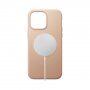 Nomad Modern Leather кейс с MagSafe за iPhone 14 Pro Max - бежов