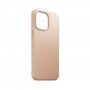 Nomad Modern Leather кейс с MagSafe за iPhone 14 Pro Max - бежов