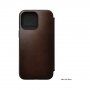 Nomad Leather Folio флип калъф с MagSafe за iPhone 14 Pro Max - кафяв
