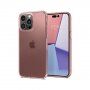 Spigen Crystal Flex прозрачен кейс за iPhone 14 Pro - розов