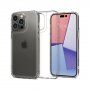 Spigen Quartz Hybrid кейс с матирано закалено стъкло за iPhone 14 Pro - прозрачен