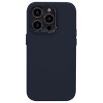 Decoded Leather BackCover кейс за iPhone 14 Pro - син