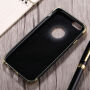 Защитен кейс за Apple iPhone 6 / 6S - черно и златисто
