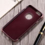 Защитен кейс за Apple iPhone 6 / 6S - златно-розов / винено червен