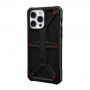 UAG Monarch изключително устойчив кейс с мотив на кевлар за iPhone 14 Pro Max - черен