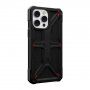 UAG Monarch изключително устойчив кейс с мотив на кевлар за iPhone 14 Pro Max - черен