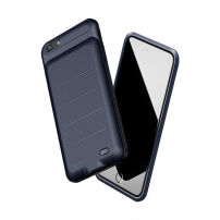 BASEUS тънък калъф с батерия 2500mAh за Apple iPhone 6 / 6S - тъмносин